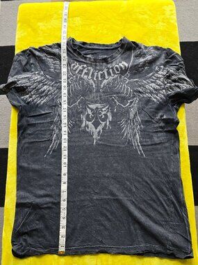 AFFLICTION Distressed T. MMA-Heavy Metal